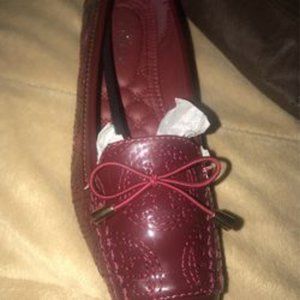 Jiasuer Ballerina Flats Maroon Size 39